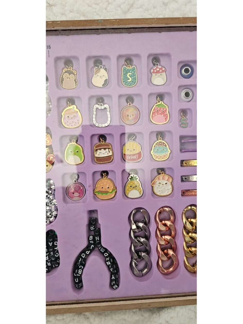 New Squishmallows Jewelry Design Super Set Storage Box Bracelets Necklaces Open - Picture 6 of 10